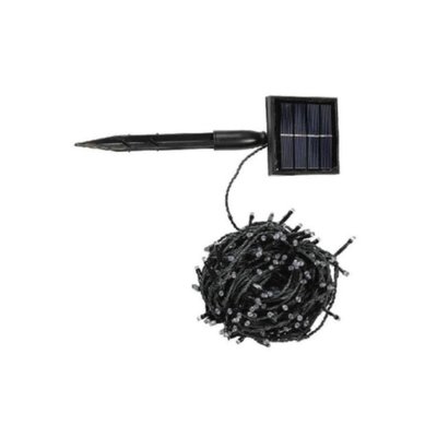 Guirlande Solaire Led 20m Blanc Pur Extérieur MILLUMINE