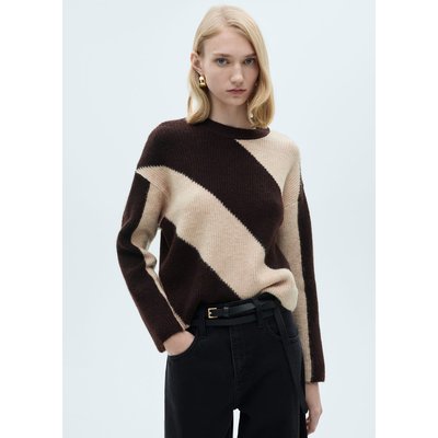 Pull-over en maille à rayures MANGO