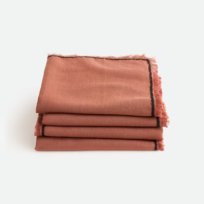 4er-Pack Tischsets Menorca, Leinen/Baumwolle LA REDOUTE INTERIEURS
