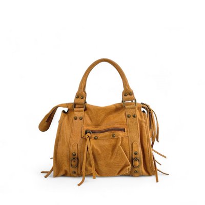 Sac à main en cuir italien brossé SANDSTORM (petit modèle) OH MY BAG