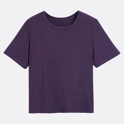 Crew Neck T-Shirt with Short Sleeves LA REDOUTE COLLECTIONS