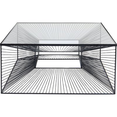 Table basse Dimension 80x80cm noire KARE DESIGN