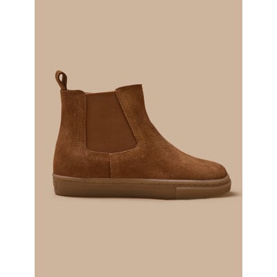 Boots chelsea cuir suédé CYRILLUS