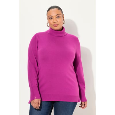 Pull col roulé, bords-côtes larges ULLA POPKEN
