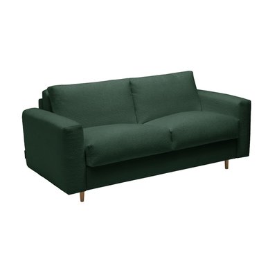 Canapé droit convertible 3 places en tissu bouclette couchage 160x200 cm, COCOONE BOBOCHIC