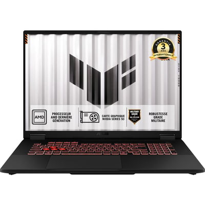 PC Gamer TUF A18" WUXGA 144Hz AMD Ryzen 7 260 Nvidia GeForce RTX 5070 16 Go RAM DDR5 SSD 1 To ASUS