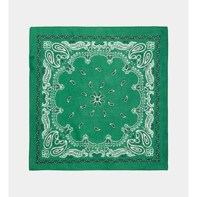 Bandana carré twin g imprimé coton bio GALERIES LAFAYETTE