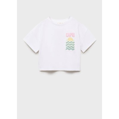 T-shirt crop imprimé MANGO KIDS
