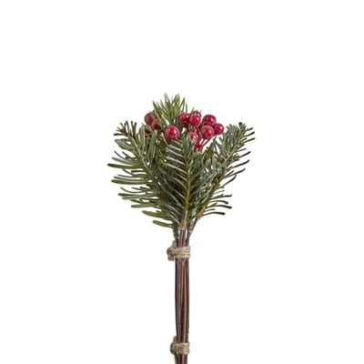 Petit assemblage en pin avec baies artificielles H19 SIA DECO