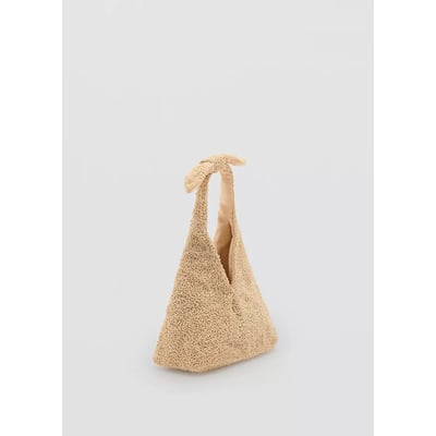Sac à main orné de strass MANGO