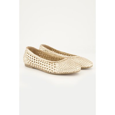 Ballerines en cuir tressé ULLA POPKEN