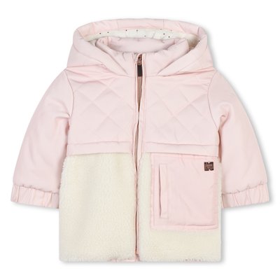 Manteau à capuche bimatière CARREMENT BEAU