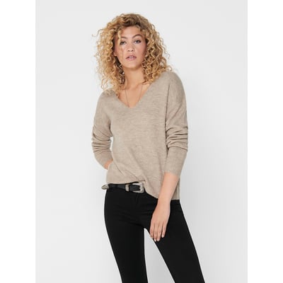 Maglione scollo a V in maglia fine JDY