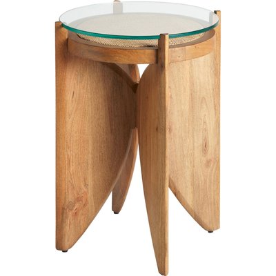 Table basse en rotin, ronde, Riesa RECOLLECTION
