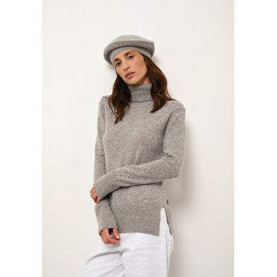 PARIS béret nuage chiné en cachemire JUST CASHMERE