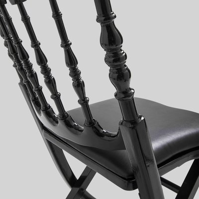 Lot de 20 chaises pliantes NAPOLEON hêtre avec coussin OVIALA