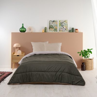 Couette imprimée microfibre chaude Reveuse BLEU CALIN