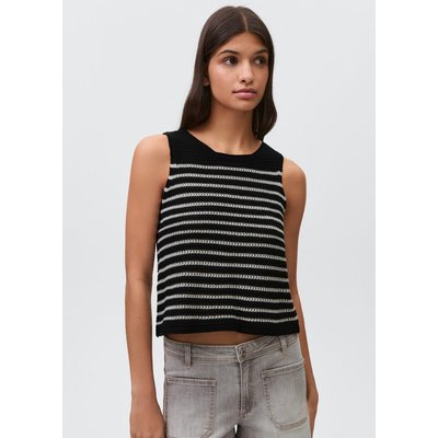 Top maille à rayures MANGO TEEN