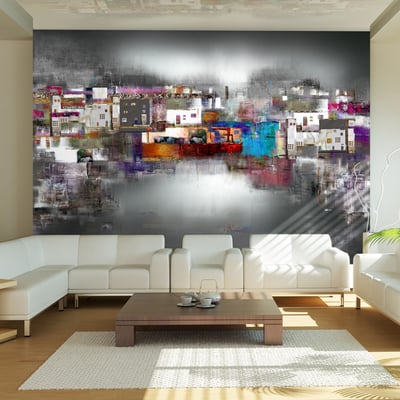 Papier peint intissé panoramique Abstractions Artistic Landscape EDEN