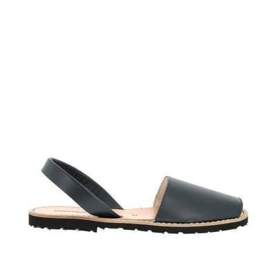 Sandales en cuir talon plat AVARCA CUIR BLANCO MINORQUINES