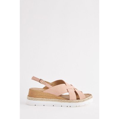 Chaussures compensées sport croisées NEXT