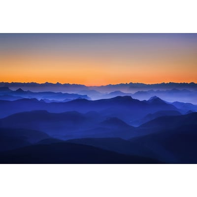 Tableau Mystique montagne HEXOA