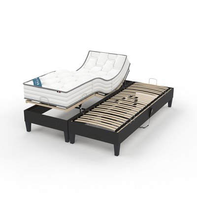 Ensemble beddenbodem + matras met veren LA REDOUTE INTERIEURS