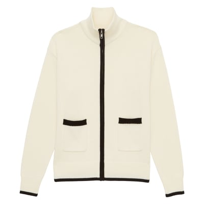 Cardigan Atticus en coton écru INES DE LA FRESSANGE PARIS