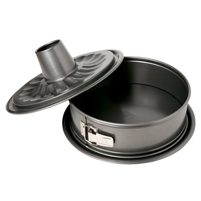 Moule à fond amovible, 2 fonds, en acier carbone, EASY BAKING BIRKMANN