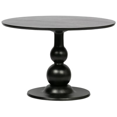 Table de repas ronde en bois 120 cm - BAROC WOOOD