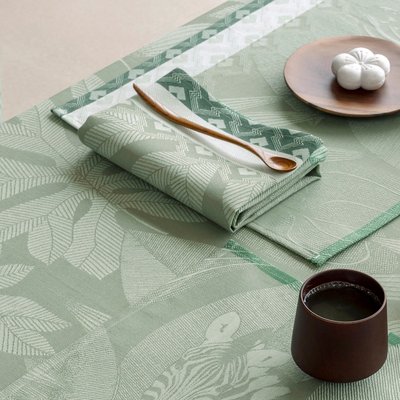 Serviette de table en Coton, NATURE SAUVAGE LE JACQUARD FRANCAIS