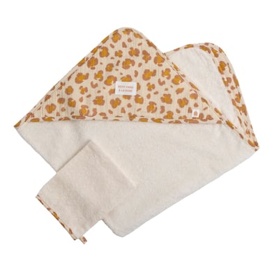 Cape de bain + gant de toilette SAUTHON
