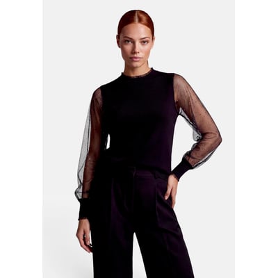Pull-over en fine maille à strass ZERO