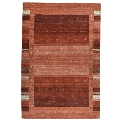 Tapis tissé main en laine et viscose style Gabbeh - Warsaw THEKO