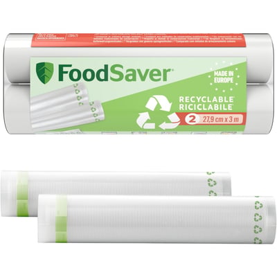 Sac sous vide FSRE2802X01 2 rouleaux 28cm X 3m FOODSAVER