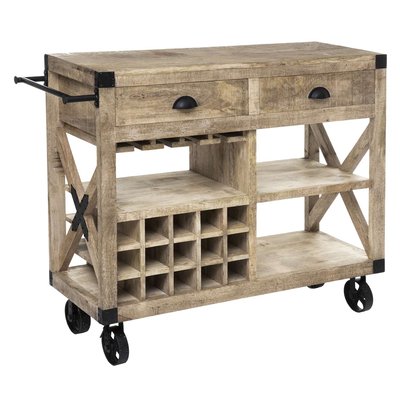 Meuble bar en bois SILAS ATMOSPHERA