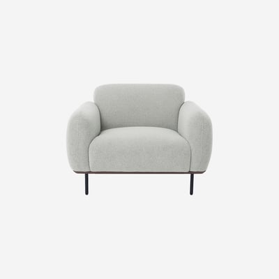 Fauteuil droit polyester LARIMAR HABITAT