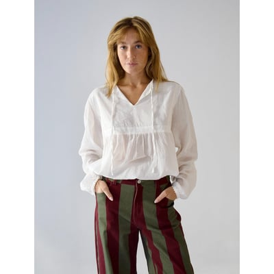 Blouse bohème col V VIOLETA MINDTRAVELER