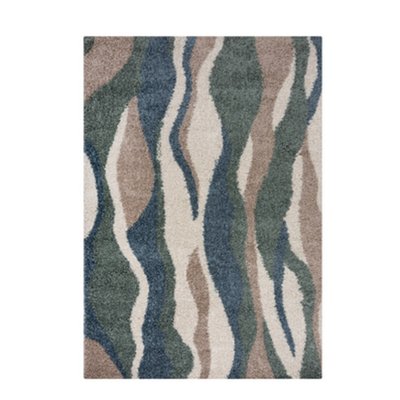 Tapis de salon moderne poils épais STREAMY NOVATREND