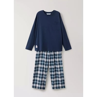 Pyjama complet en flanelle à carreaux MANGO KIDS