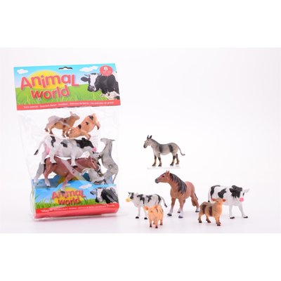 Animal World Lot de 6 animaux de la ferme JOHN TOY