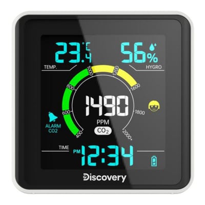Station météo avec moniteur de CO2 Levenhuk Discovery Report WA40 LEVENHUK