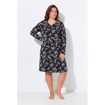 Grand T-shirt en coton bio, motif floral ULLA POPKEN