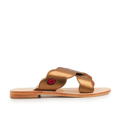 Sandales En Cuir Vanessa BONS BAISERS