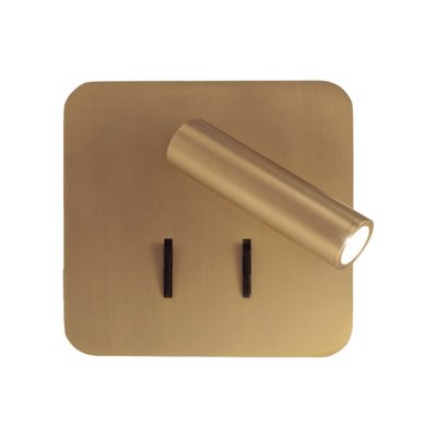 Applique Led Tête De Lit Dorée Cayman Ii MILLUMINE