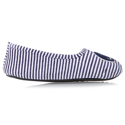 Chaussons Ballerines en velours ISOTONER