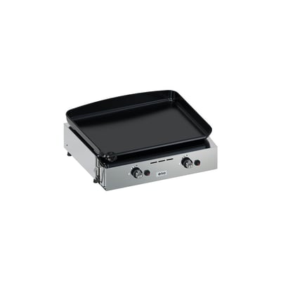 Plancha gaz Initial 50 Inox 2 brûleurs à poser, 47x36 cm ENO