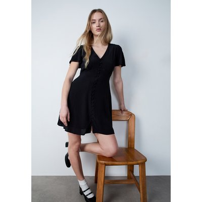 Robe courte et boutonnée à manches courtes FINTO ETAM