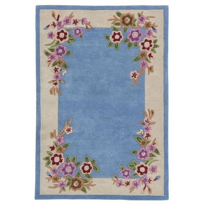 Tapis d'enfant floral Lifou tufté en laine THEKO