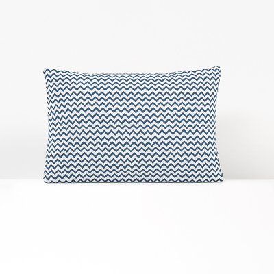 Super Masque Zigzag 100% Cotton Pillowcase LA REDOUTE INTERIEURS
